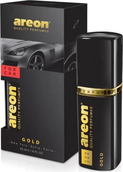 Perfume 50 Ml Gold Oto Araç Parfümü (Siyah Şişe)