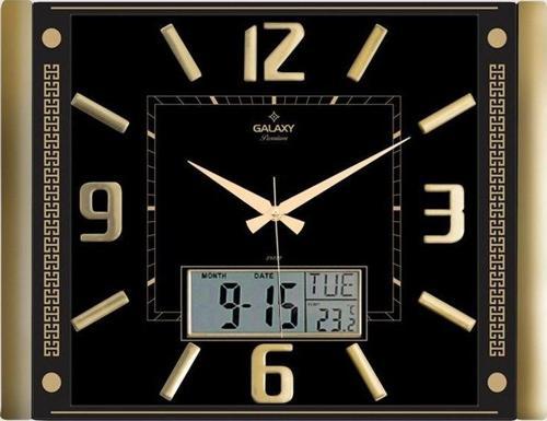 Galaxy T-711-A-1 Premium Termometreli ve Takvimli Duvar Saati