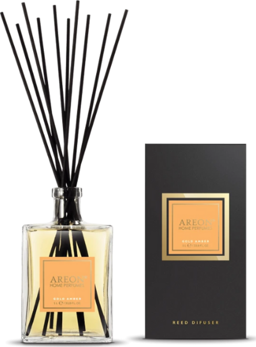 Premium Gold Amber 1000 Ml Bambu Çubuklu Oda Kokusu