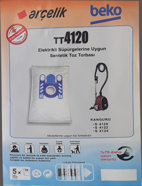 Al 650 Toz Torbası Bez 10 Adet Altus Toz Torbası
