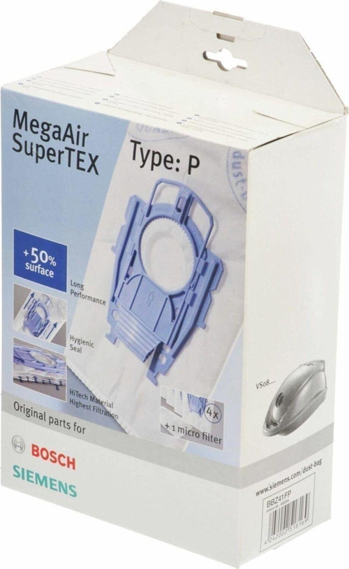 Bosch Ergomaxx Siemens Dynapower Süpürge Torbası P Tipi Orijinal