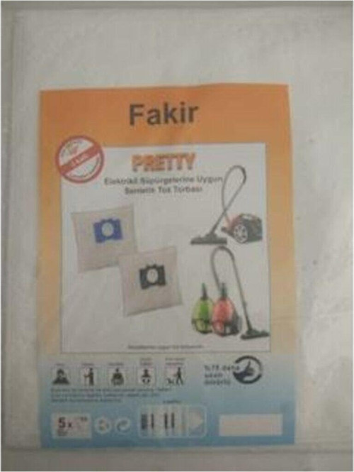 Fakir Pretty Uyumlu Toz Torbası Bez 10 Adet