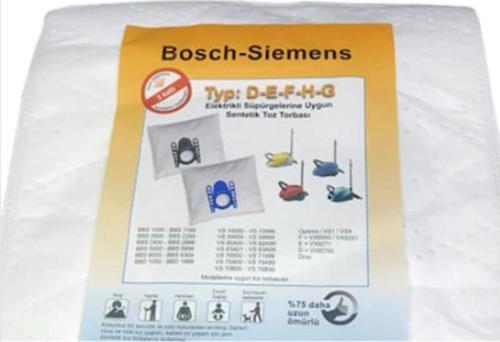 Moveon Mavi Bgl35Mon6 600W Elektrikli Süpürge Toz Torbası Bez 20 Adet