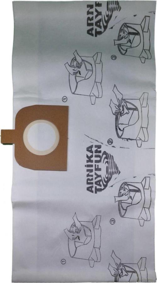 Arnica Tayfun Uyumlu Süpürge Kağıt Toz Torbası 10 Adet