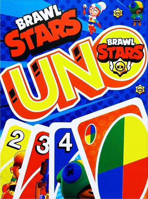 Uno Brawl Stars Oyun Kartı Resimli Uno Oyun