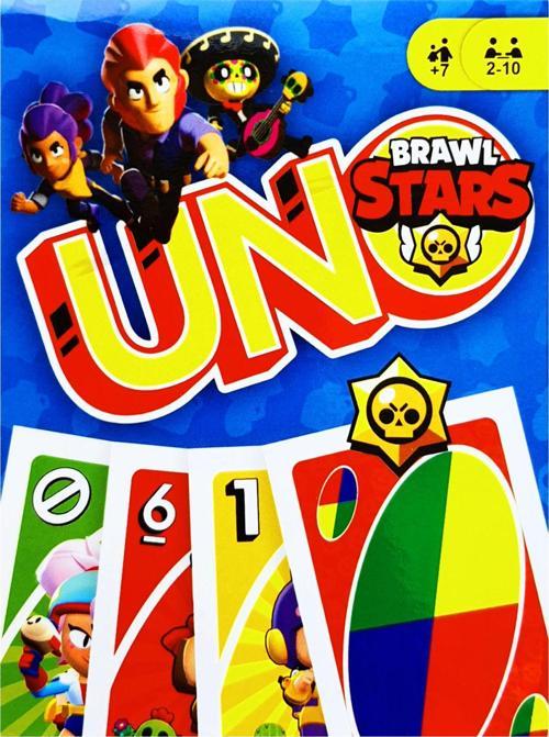 Uno Brawl Stars Resimli Oyun Kartı