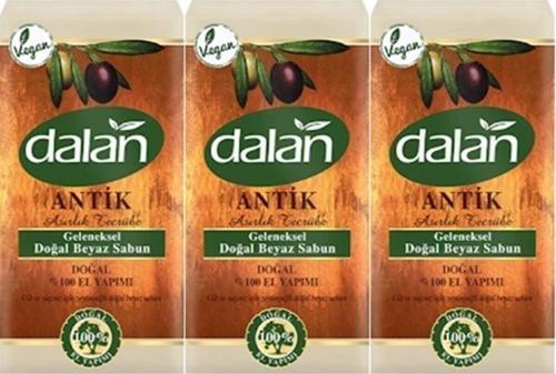 Antik Geleneksel El Yapımı Doğal Beyaz Sabun 900 Gr X 3 Adet