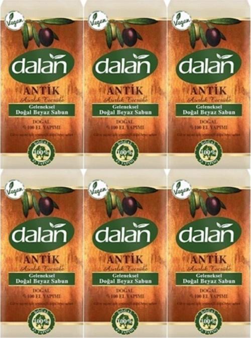 Antik Geleneksel El Yapımı Doğal Beyaz Sabun 900 Gr X 6 Adet