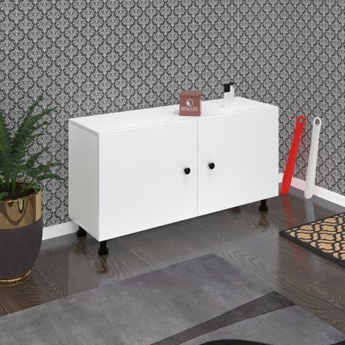 ayakkabılık merkub3 byzbyz 53*100*32 kapaklı 3 raflı 15 çift ayakkabı kapasitesi