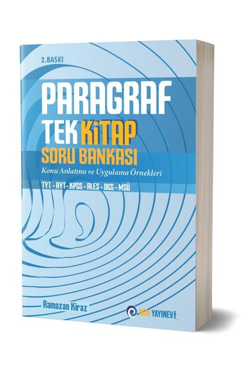 Paragraf Tek Kitap Soru Bankası - TYT- AYT KPSS - ALES DGS - MSÜ