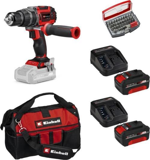 Tp-Cd 18/60 Li-I Bl Solo Darbeli Akülü Vidalama + 2 x 4 Ah Akü ve 32 Parça Bits Uç Seti (45/29 Kumaş Çanta)