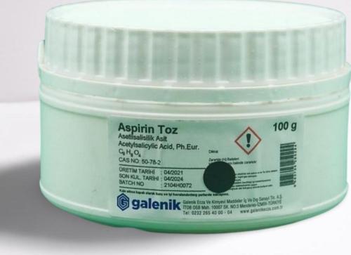 Aspirin Toz 100 G  Acıde Acetyl Salıcylıque