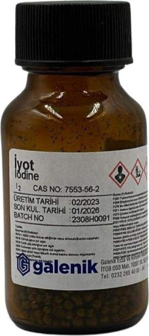 İyot (Iodine) 50 Gr