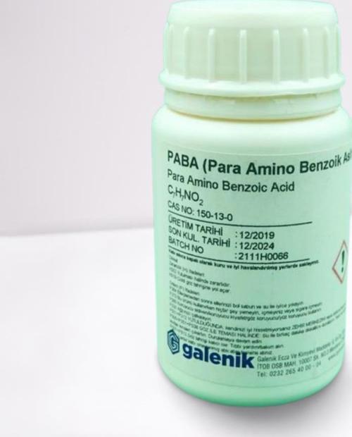 Para Amino Benzoik Acid 50 Gr ( Paba )