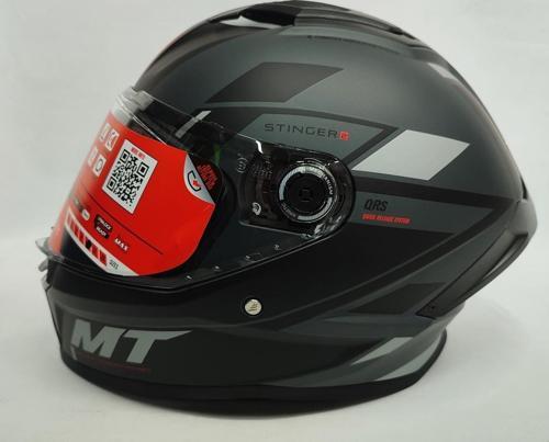 Kask Stinger 2 Zivze C2 Mat Renk V-28B Şefaf Vizörlü