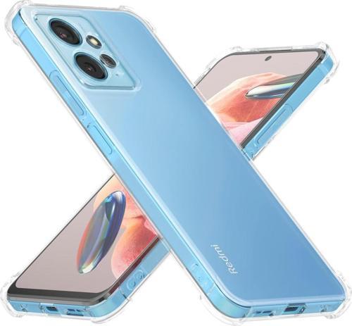 Xiaomi Redmi Note 12 4G Uyumlu Darbe Önleyici Sararmaya Dayanıklı Airbag Korumalı Ultra Slim TPU Şeffaf Silikon Kılıf