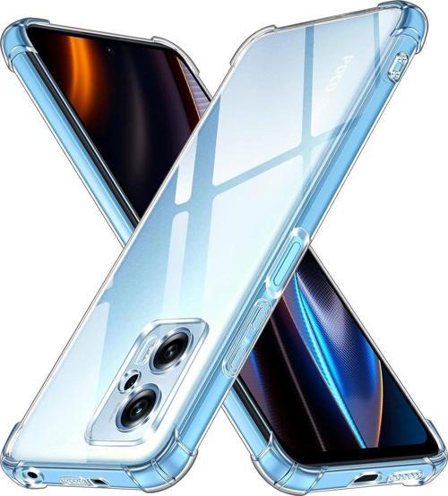 Xiaomi Poco X4 Uyumlu Darbe Önleyici Sararmaya Dayanıklı Airbag Korumalı Ultra Slim TPU Şeffaf Silikon Kılıf