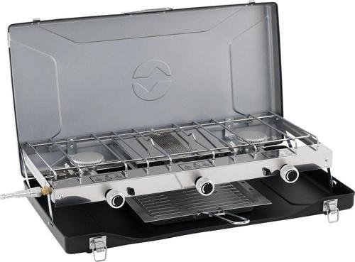 Kirishima Stove Üçlü Kamp & Karavan Ocağı Lpg Çıkışlı