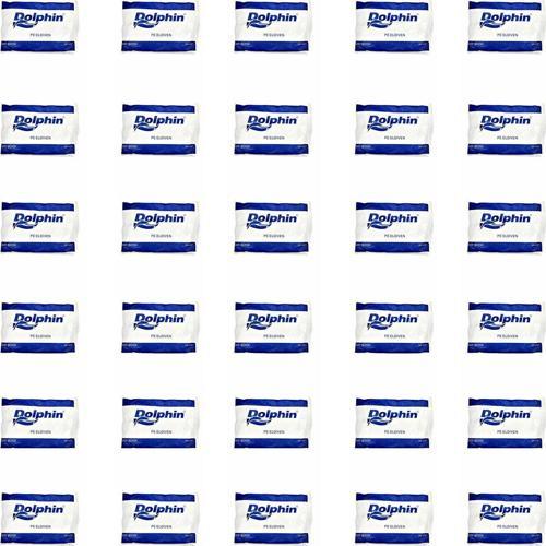 PE İş Temizlik Tek Kullanımlık Şeffaf Poşet Market Eldiven - Büyük Boy- 100 Adetlik 30 Paket