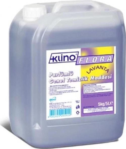 Klino Flora Lavanta Yüzey Temizleyici Yer Temizlik Sıvısı - 5 Kg. - Bidon