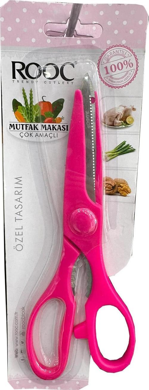 9110 Çok amaçlı Mutfak Makası - 25 Cm. - Pembe