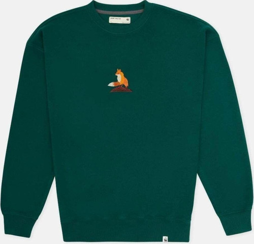 Market Kızıl Tilki Sweatshirt - Koyu Yeşil