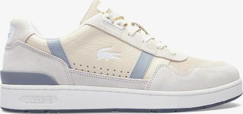 T-Clip Hakiki Deri Erkek Bej Sneaker