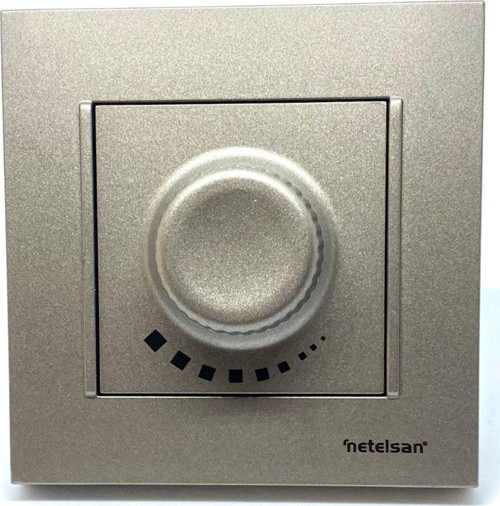 Byobu Antrasit Dimmer Anahtarı (Çerçeve Dahil) 1 Adet