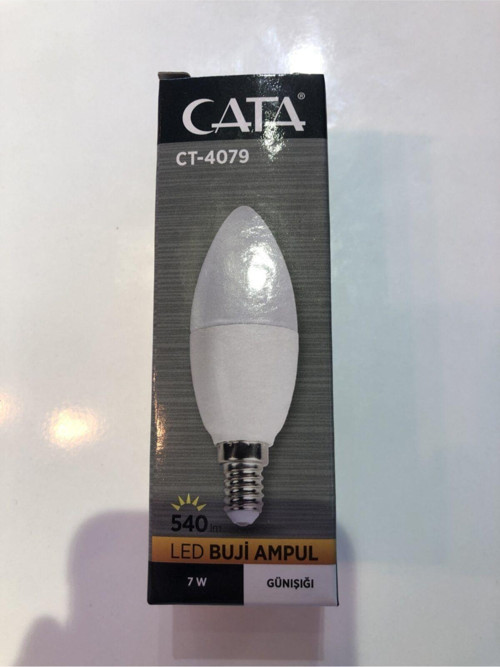 Led Ampul 7W E14 Duylu Buji Ct-4079 Gün Işığı