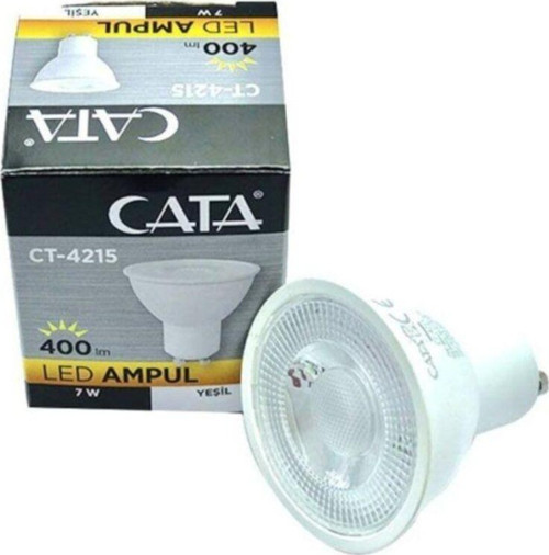Ct-4215 7 Watt Led Ampul (Gu10) Yeşil Işık 400 Lümen