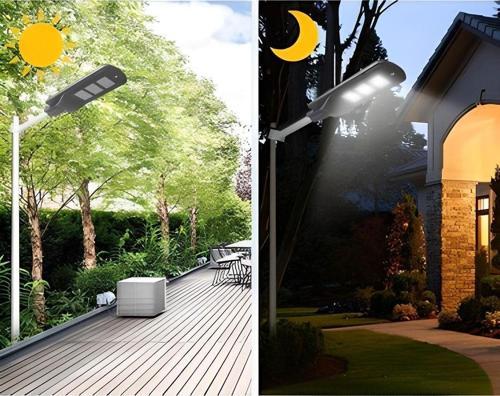 Güneş Enerjili Solar Sokak Lambası Led’Li Aydınlatma 60W