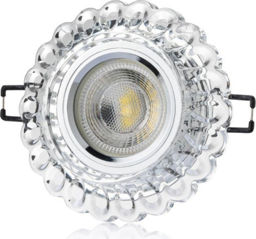 Led Dünyam Sümbül Led Çerçeveli Kristal Dekoratif Cam Spot Günışığı (Takım Halinde )