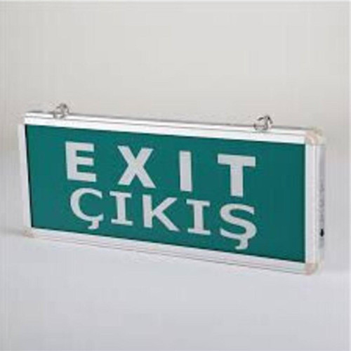 - Exit Çıkış Armatürü Ledli 3 Saat Akülü 9175