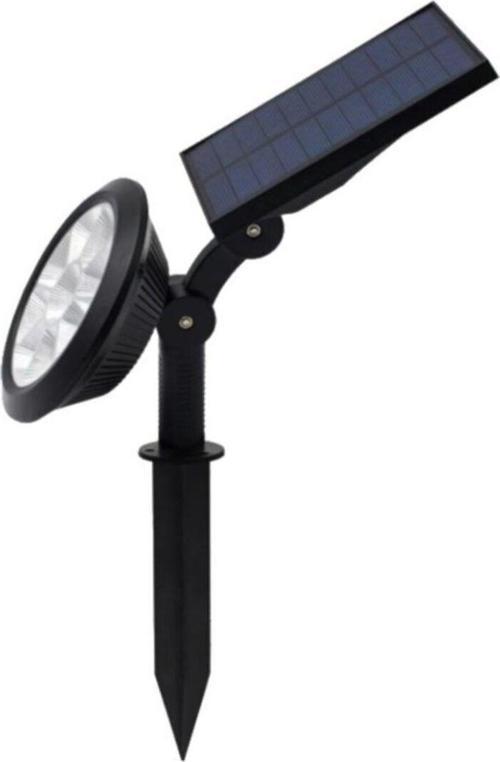 18 Watt Bahçe Aydınlatma Saplı + Duvar Üstü Solar Güneş Enerjili Led Aydınlatma