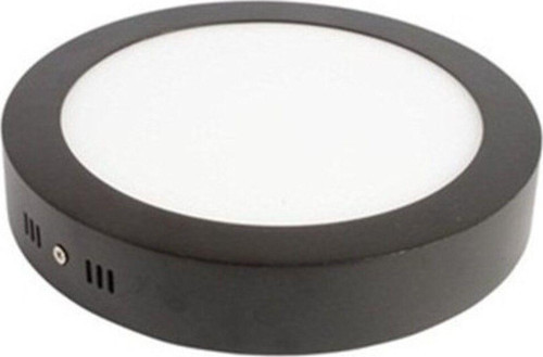 Ct-5235 18 Watt Sıva Üstü Yuvarlak Siyah Kasa Led Panel Armatür 6400K Beyaz