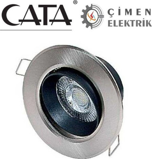 5 Adet Ct 5252 6W Satin Gövde Led Spot Günışığı 3200K