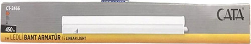 5W T5 Ledli Anahtarlı Bant Armatür Ct2466 Sarı Işık