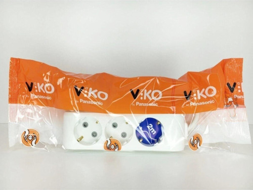 Multı-Let Üçlü Priz Topraklı Kablolu Çk.- 2 Metre