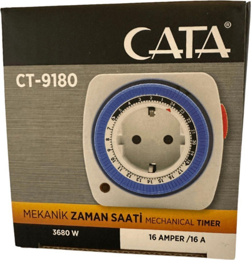 Ct-9180 3680W 16 Amper Mekanik Zaman Saati