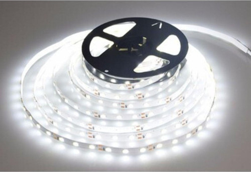 5 Metre 12 Volt 10 Çipli Dış Mekan Beyaz Işık Şerit Led (Ct-4487)