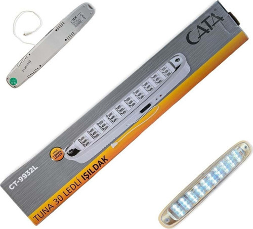 30 Ledli 3W Şarjlı Işıldak Ct-9932 - Beyaz Işık