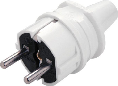 Topraklı Erkek Düz Fiş Beyaz 90304100