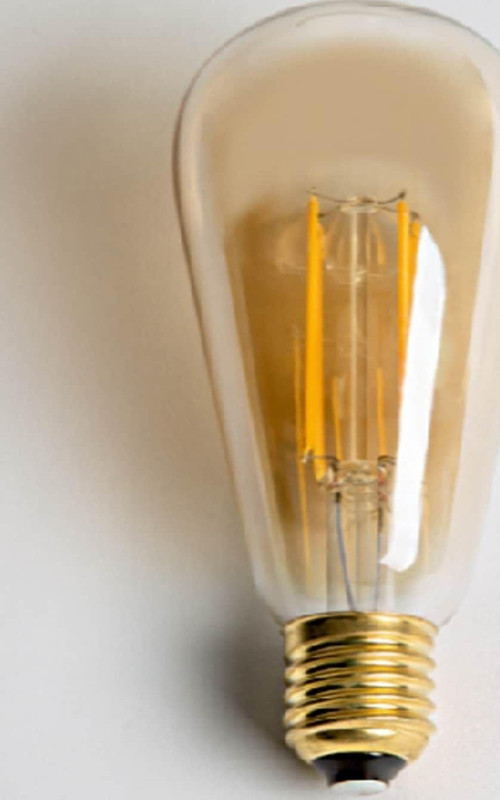 2 Adet 6W Amber Dimlenebilir Rustik Led Ampul 2700K E 27 Ct 4313