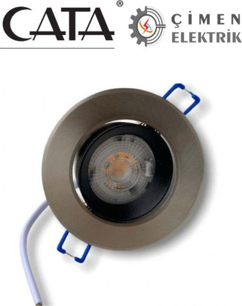 5 Adet Ct 5252 6W Satin Gövde Led Spot Beyaz Işık 6400K