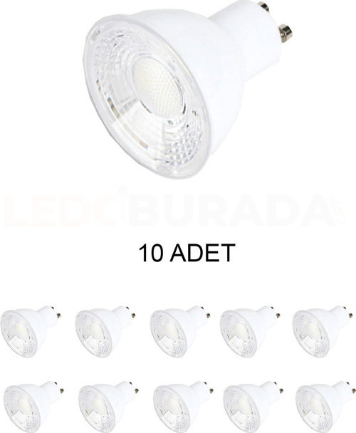 Ct-4215 Led Ampul Beyaz Gu10 Duy 7W - 10 Adet