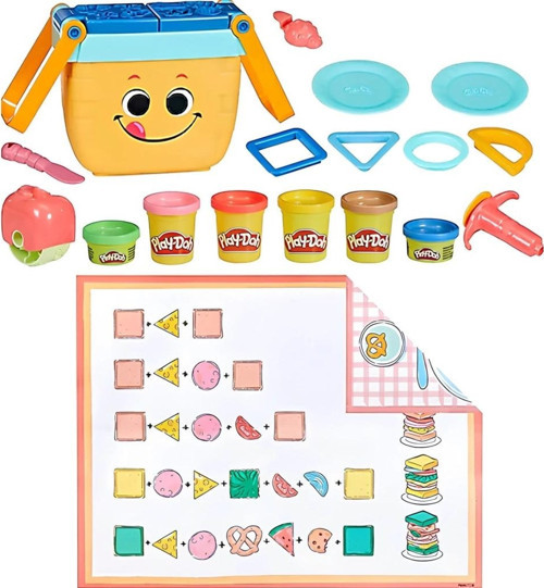 Çocuk Play-Doh Piknik Şekilleri Başlangıç Seti