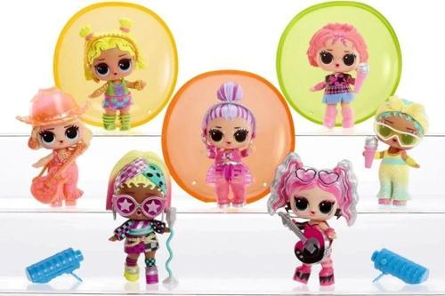 LOL Tots Neon Pop Yıl, Çocuklar İçin Eğitici ve Renkli Sihirli Bebek Seti
