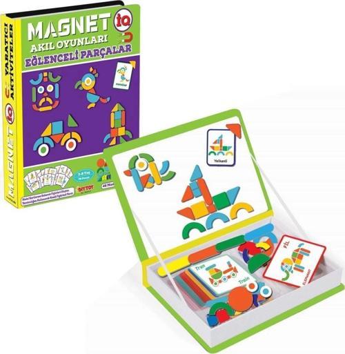 Çocuk 1543 DıyToy, Magnet Akıl Oyunlar - Eğlenceli Parçalar / +3 yaş