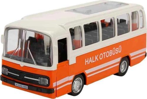 Çocuk Gelişim Maxx Wheels Sesli ve Işıklı Nostaljik Halk Otobüsü 15 cm