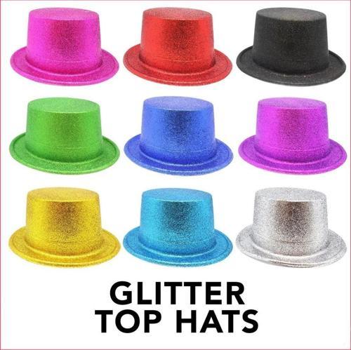 12’li Simli Renkli Parti Şapkası Seti Karışık Renk